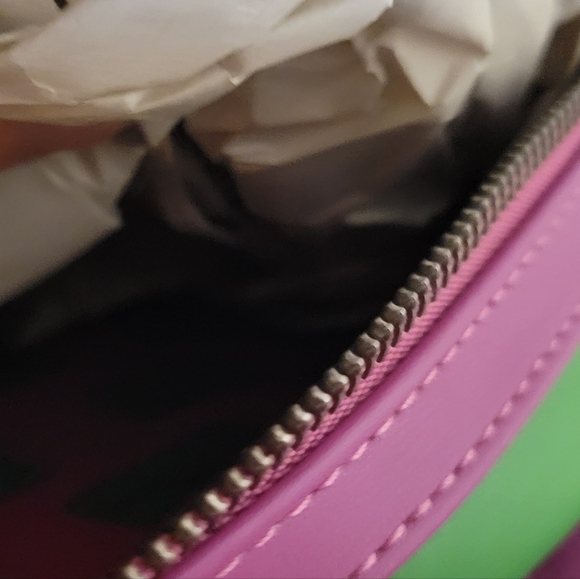 Loungefly Green Goblin faux leather daypack backpack gun metal grey hardware - Picture 15 of 16